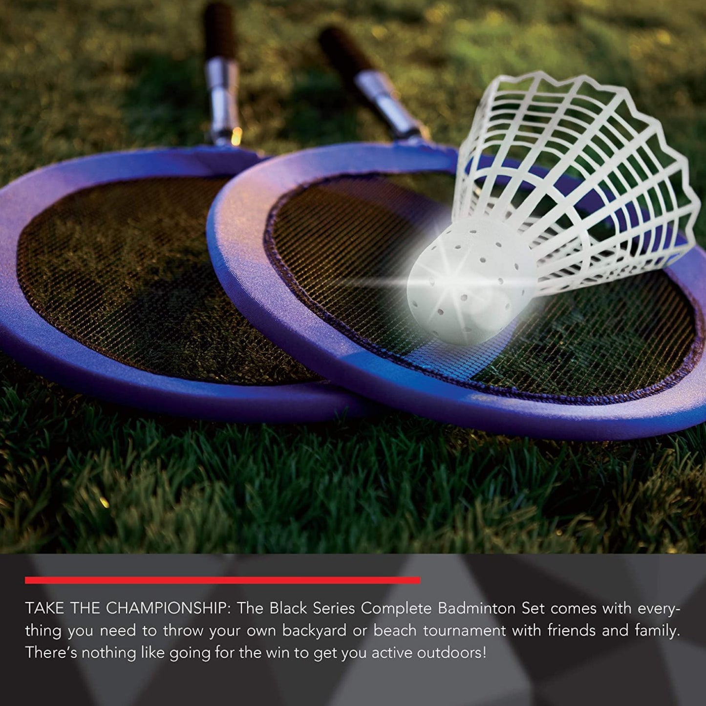 Badminton Game with LED Lights Birdie image 6