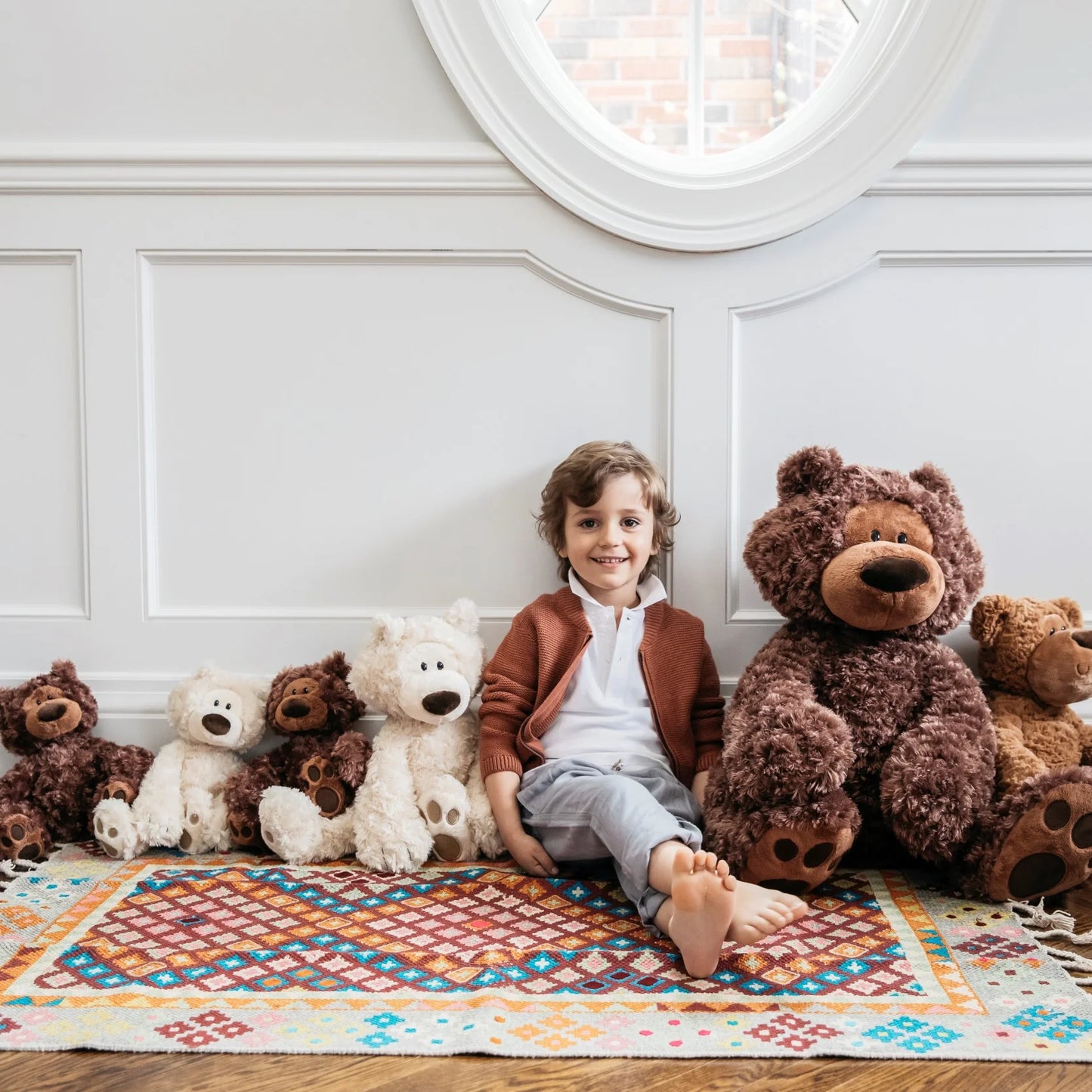 GUND Philbin Classic Teddy Bear - Chocolate Brown image 3