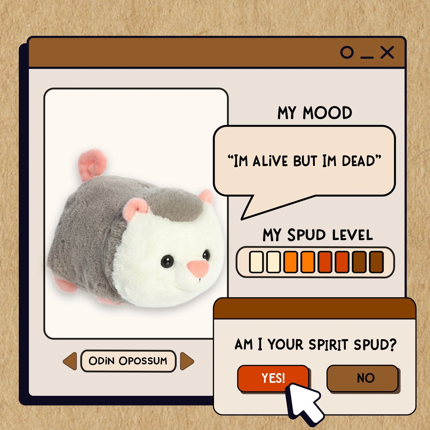 Aurora Spudsters Odin Opossum image 4