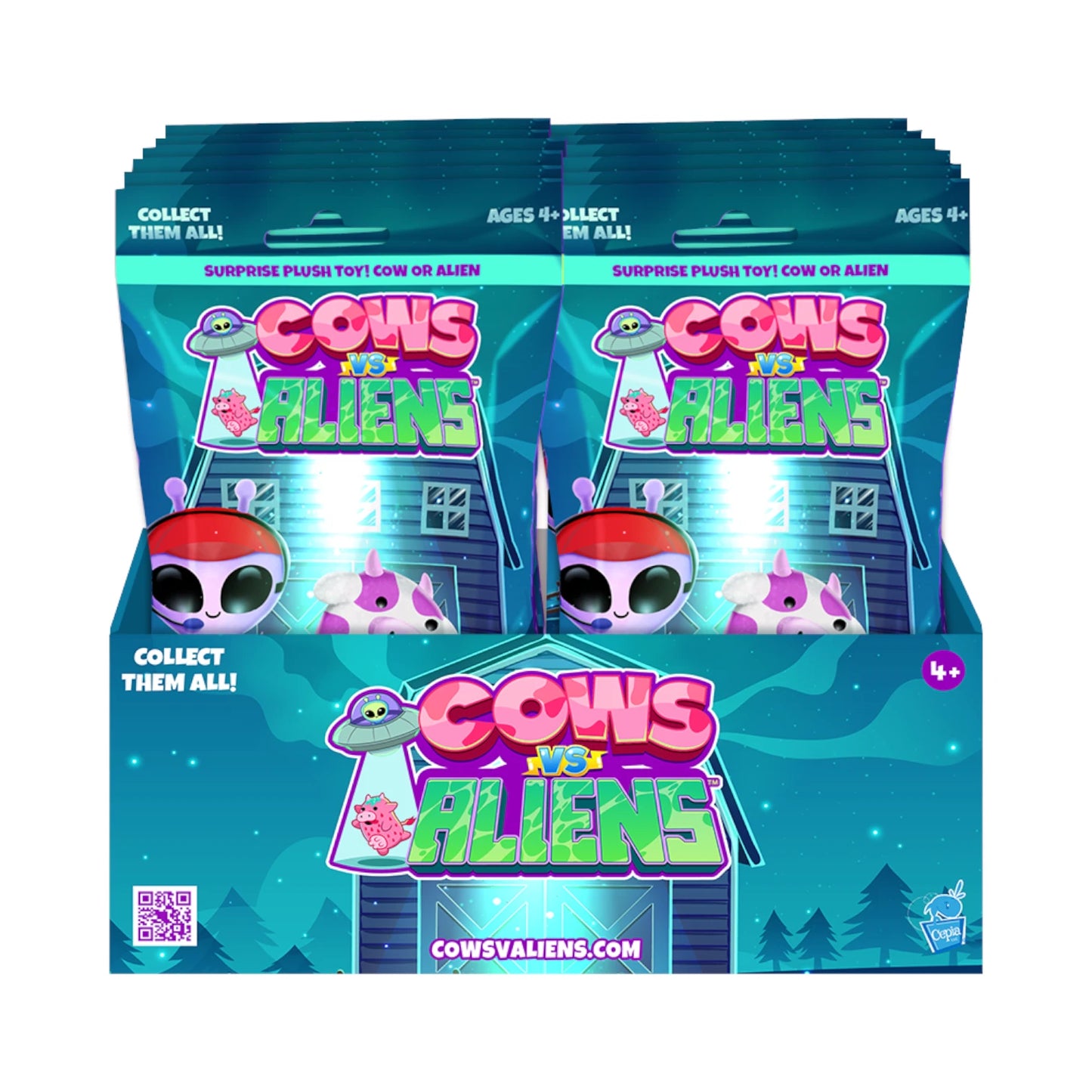 Cows vs Aliens Teal Wave Mystery Bag image 1