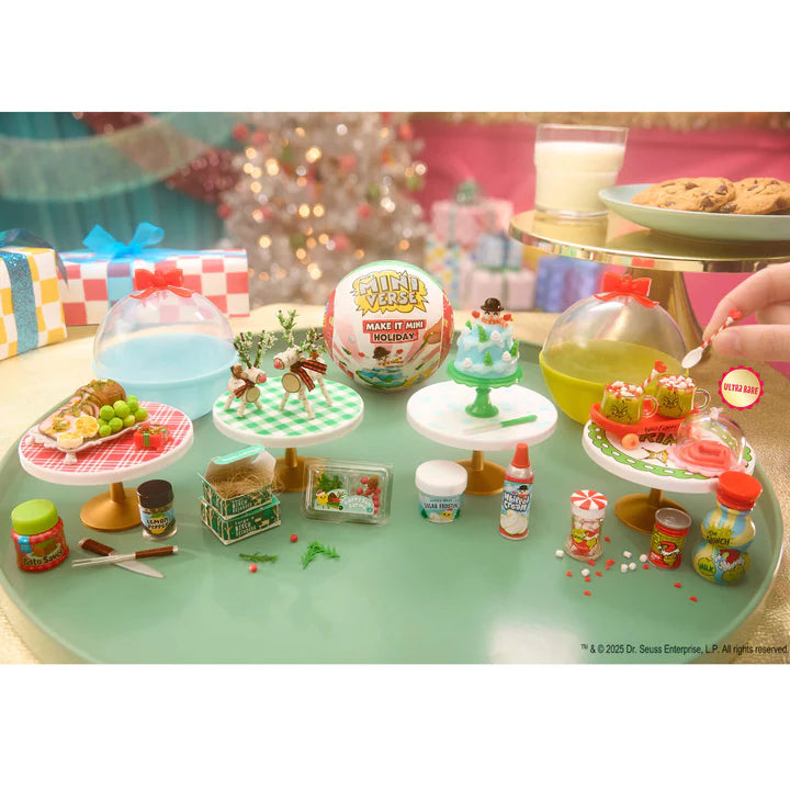 Miniverse Make It Mini Holiday Series 3 resin holiday all capsules in set.