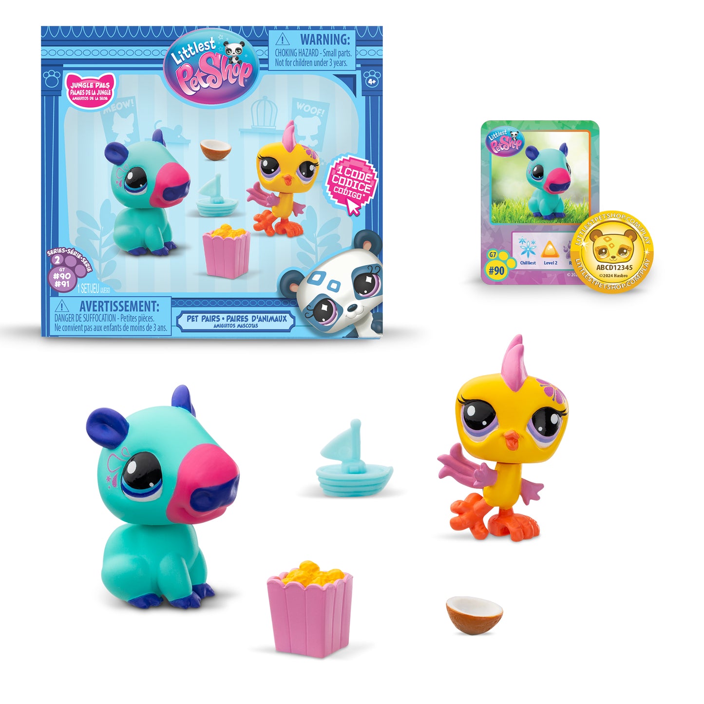 Littlest Pet Shop Pet Pairs 2-Pack Jungle Pals image 0