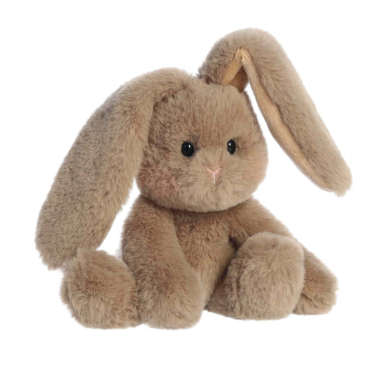 Aurora World Spring Candy Cottontails Toffee 8-Inch plush featuring soft toffee brown fur, long floppy ears, and a sweet seated pose.