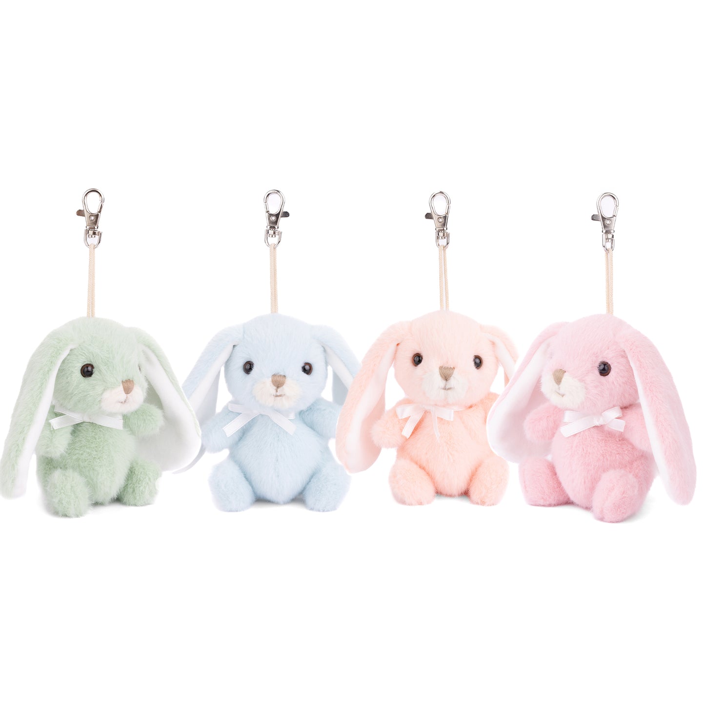 Bouncy Bunny Bag Charm group of 4 colors