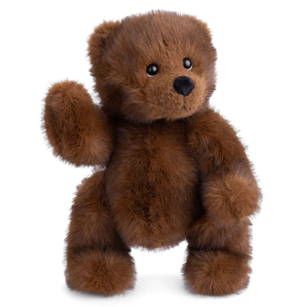 Bukowski Bears Witold The Great classic teddy bear plush featuring a fluffy chestnut-brown coat and generously fluffed paws.