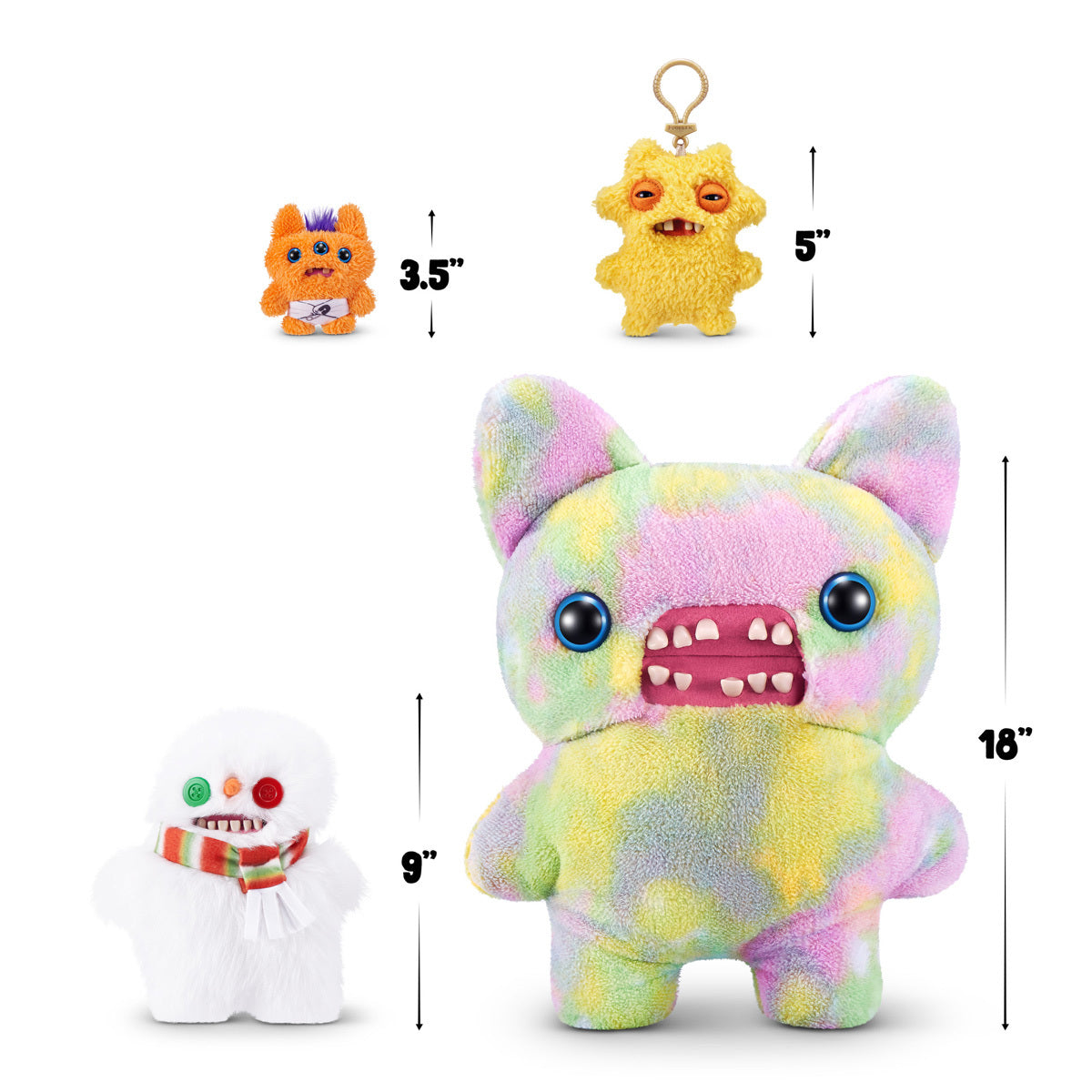 Fuggler Festive Fuggs 9-inch Snowman Special Edition by ZURU at ReChild Canada size comparison
