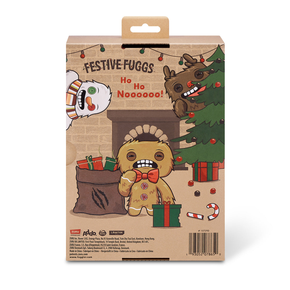 Fuggler Festive Fuggs 9-inch Snowman Special Edition by ZURU at ReChild Canada back of box
