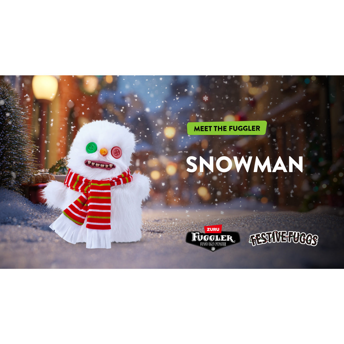 Fuggler Festive Fuggs 9-inch Snowman Special Edition by ZURU at ReChild Canada