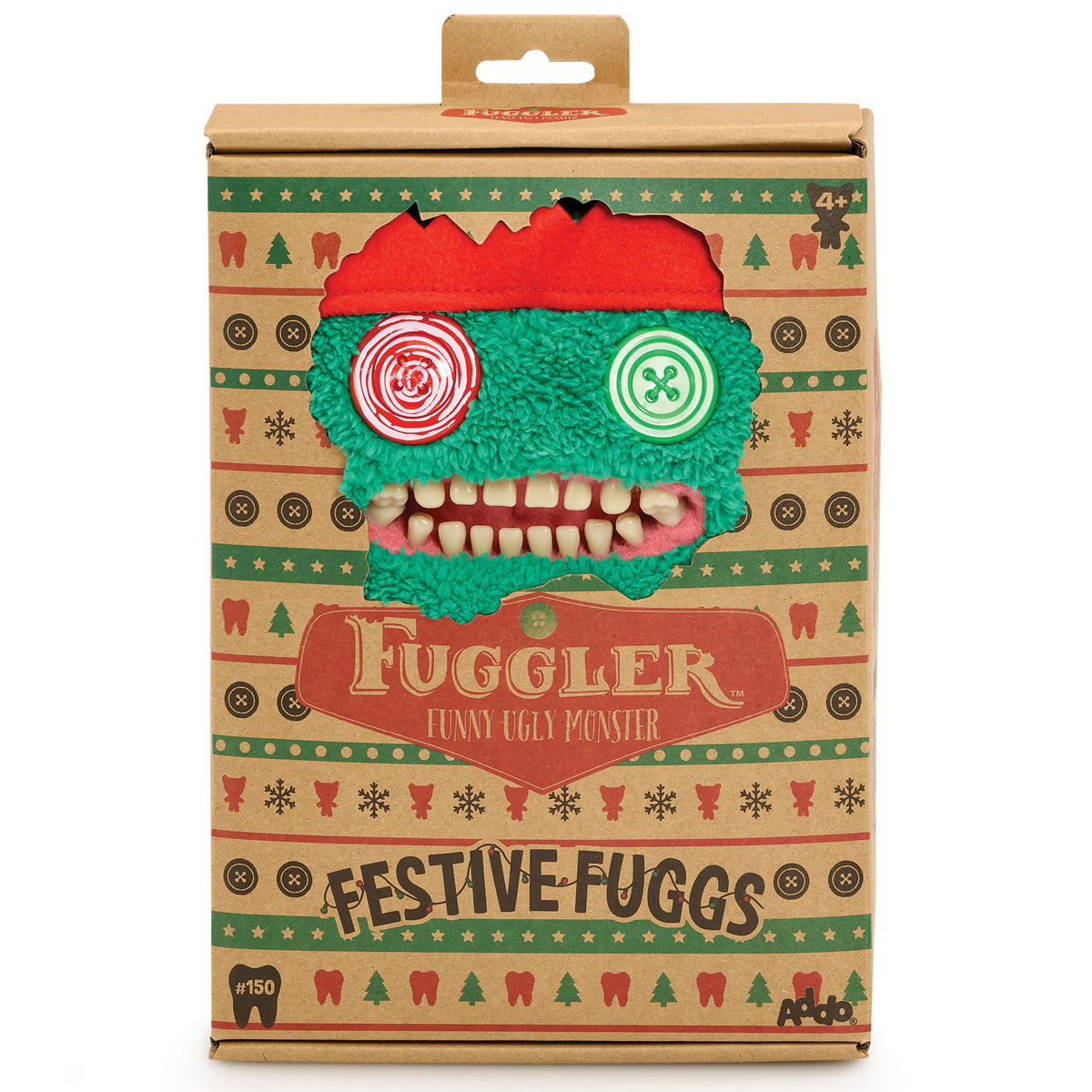 Fuggler Festive Fuggs Elf plush by ZURU at ReChild Canada front of display box