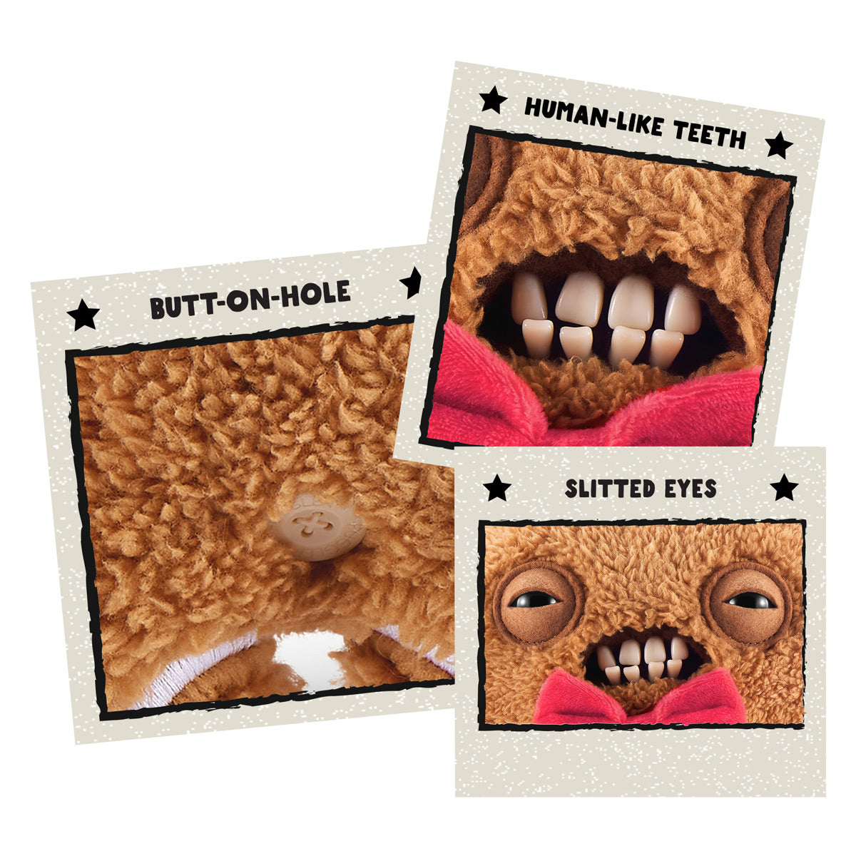 Fuggler Festive Fuggs Gingerbread Man plush by ZURU at ReChild close-up