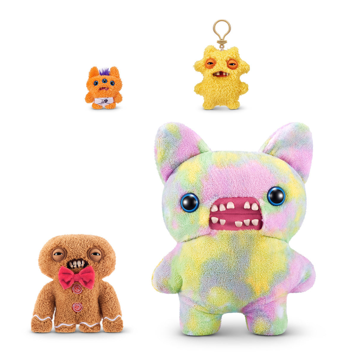 Fuggler Festive Fuggs Gingerbread Man plush by ZURU at ReChild size comparison