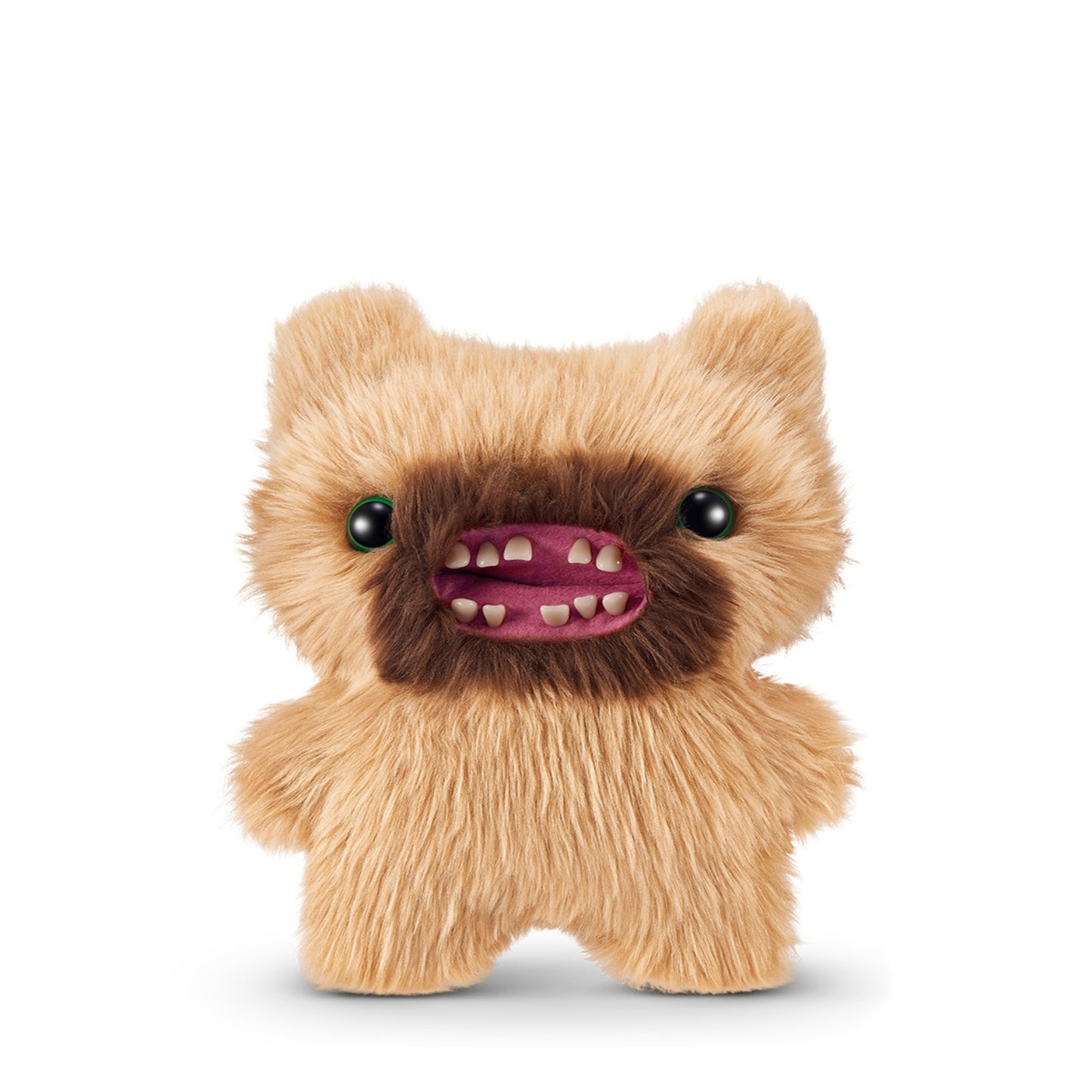 Hairy Fuggs Screech Fuggler plush with tan fur and quirky beard