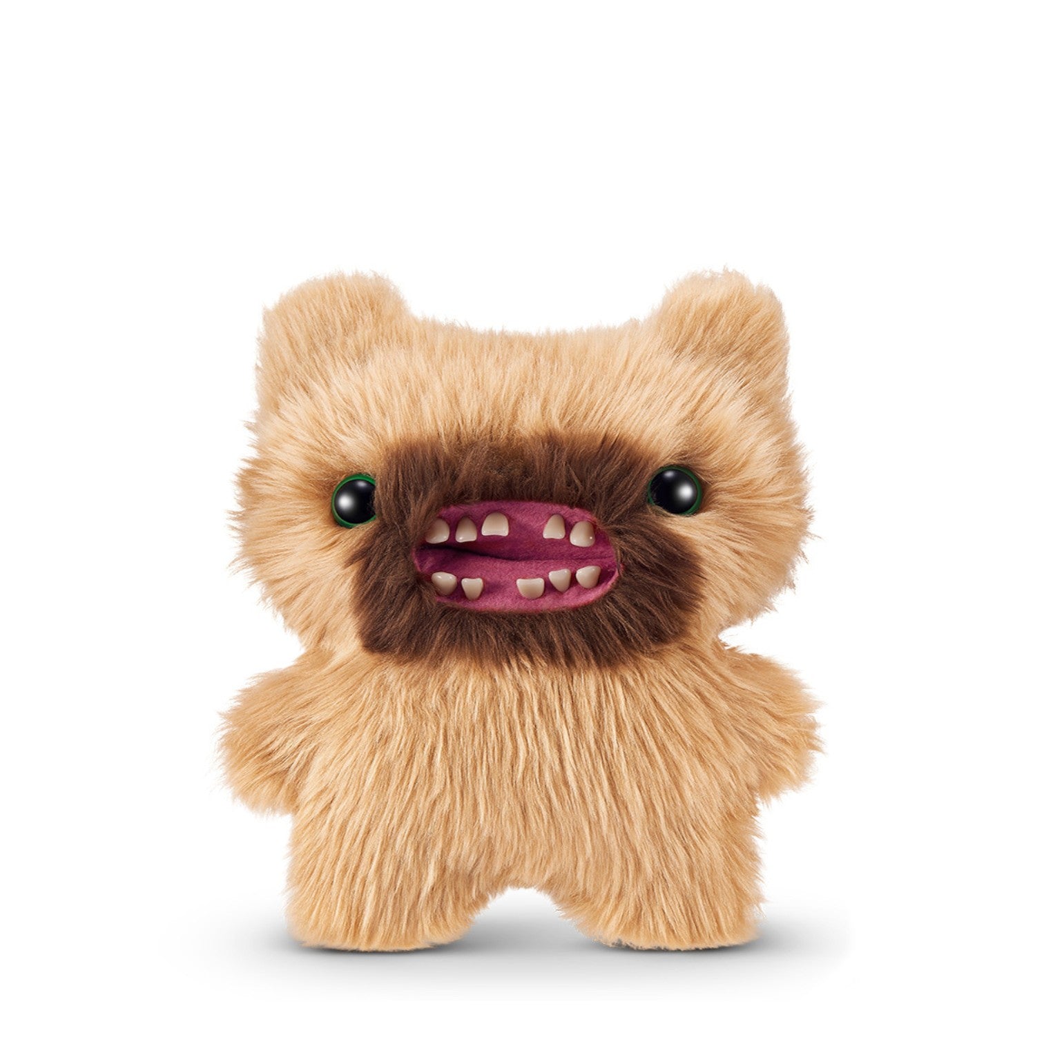 Hairy Fuggs Screech Fuggler plush with tan fur and quirky beard