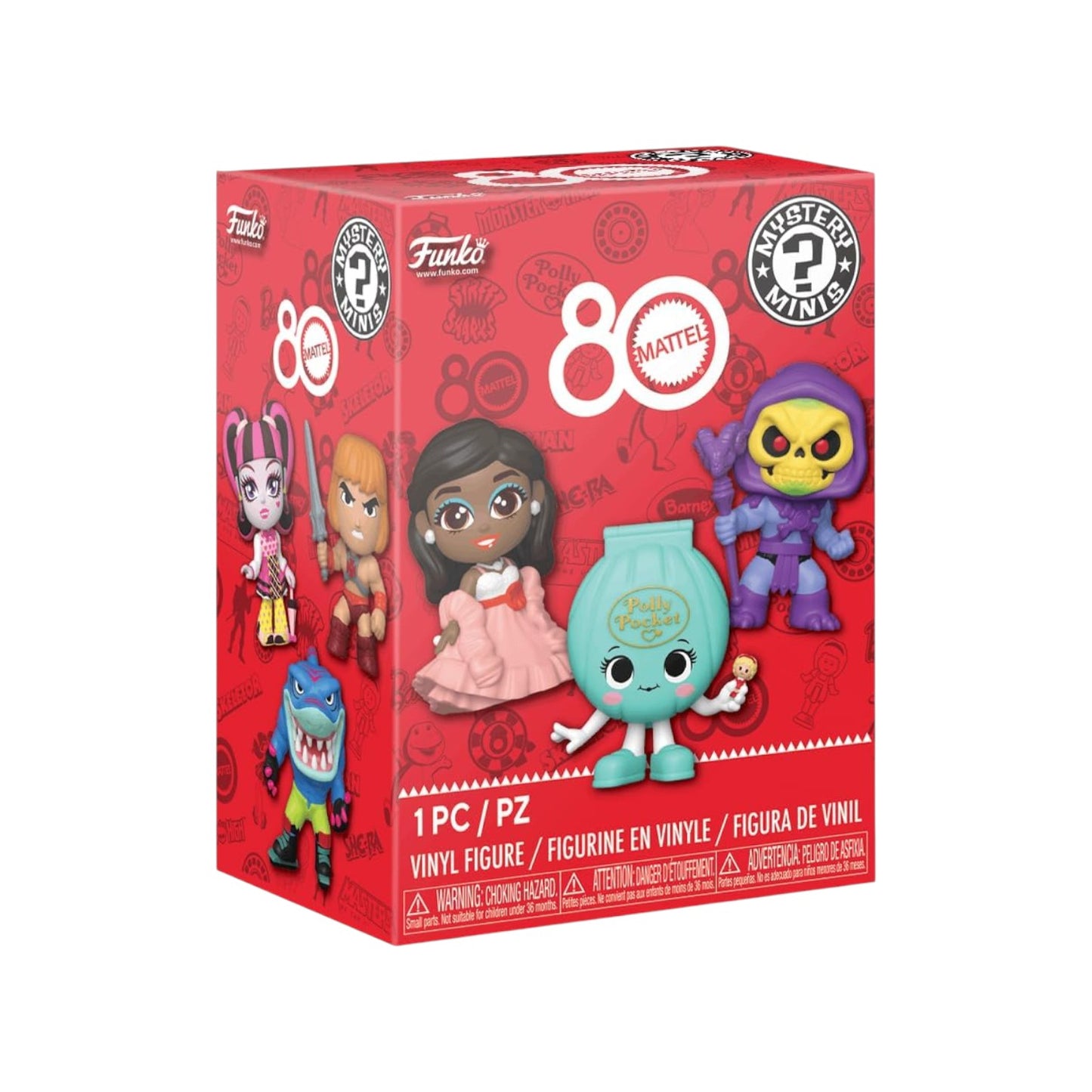 Funko Mystery Minis Mattel 80th Anniversary blind box packaging.