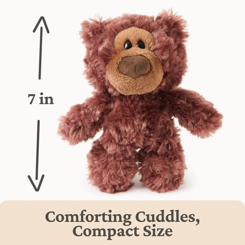 Gund Forever Friends Littles Philbin 7″ plush teddy bear with measurement text on a white background