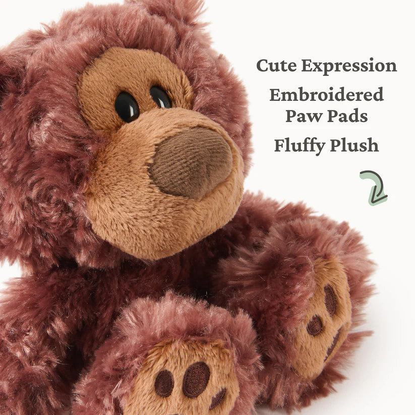 Gund Forever Friends Littles Philbin 7″ plush teddy bear with embroidered paw pads on a white background