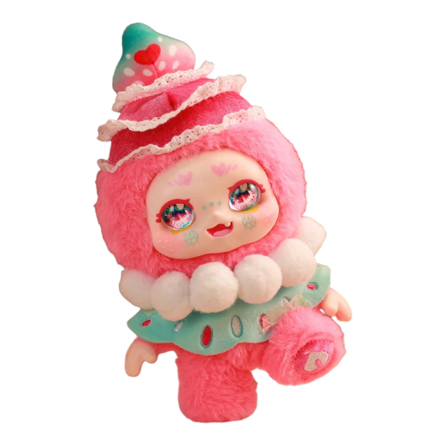 Kimmon Let's Cafe Plush Blind Box – Available from Canadian stock at ReChild.ca with pink hair and outfit on a white background