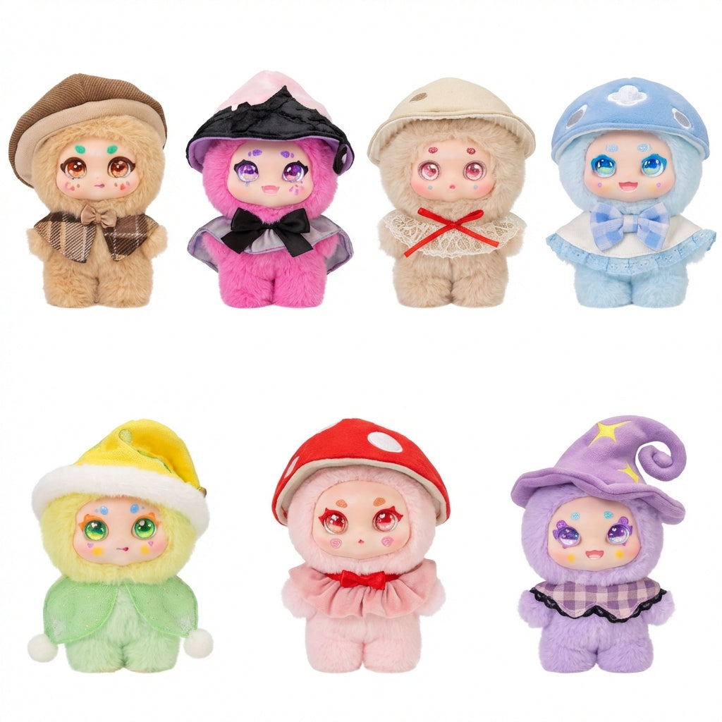 IZUMONSTER マッシュ君 Mushroom Toys hxs Kimmon Magic Mushroom Castle Plush Pendant Blind Box | ReChild