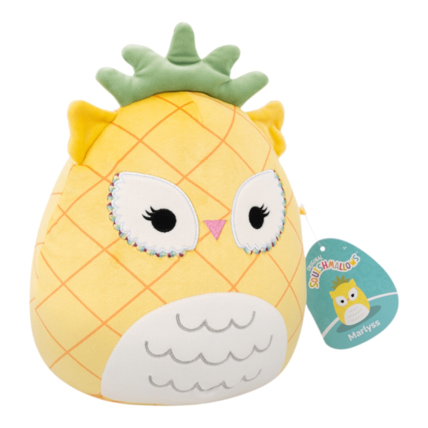 New 8" Squishmallows 2025 at ReChild Marlyss the yellow pineapple owl