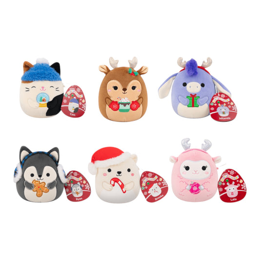 Group of 5: Holiday Squishmallows 2025 with Lala lamb, Cam the cat and more at ReChild Canada