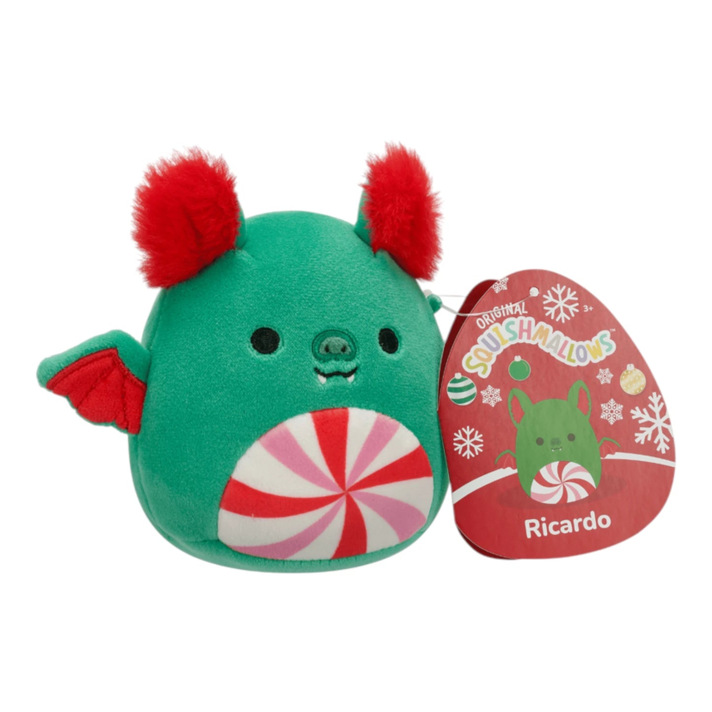 Squishmallows 4 Inch Holiday Plush Mystery Capsule Assortment - Ricardo Bat