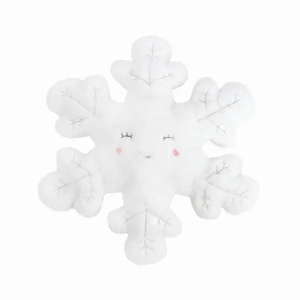 Mon Ami Icy Snowflake plush toy with embroidered snowflake details