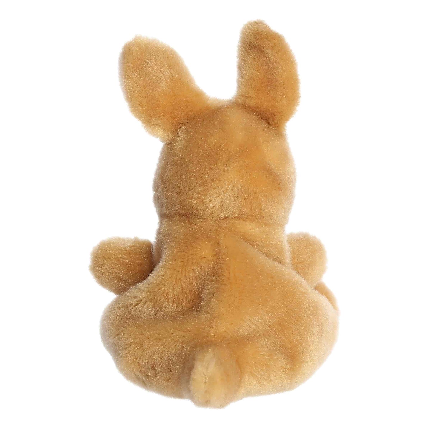 Back view of Palm Pals Adelaide Kangaroo 5-inch plush soft toy