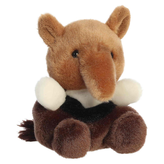 Palm Pals Anita Anteater plush featuring a soft tan face, long snout, and cozy brown body.