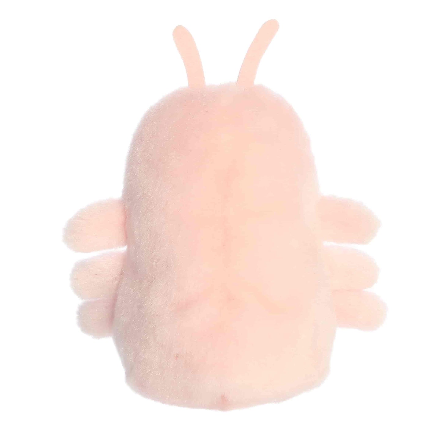 Back view of Palm Pals Augustin Shrimp 5-inch plush soft toy