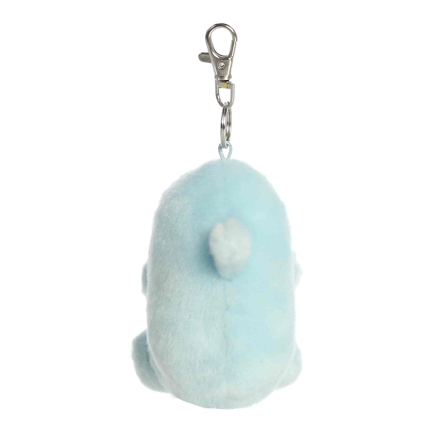 Back view of Palm Pals Clicks Dolphin 4-inch clip-on plush soft toy