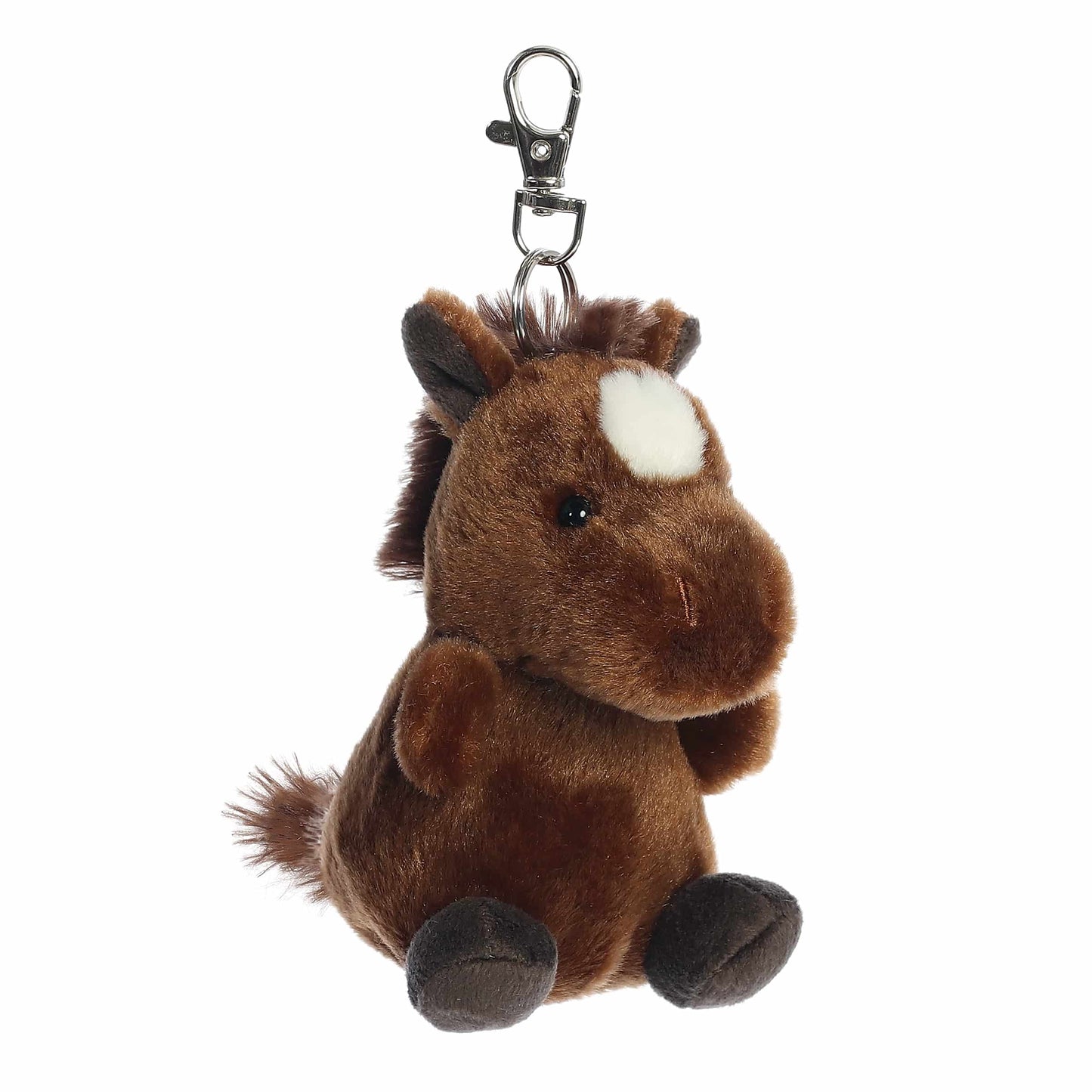 Palm Pals Truffle Brown Horse Clip-On
