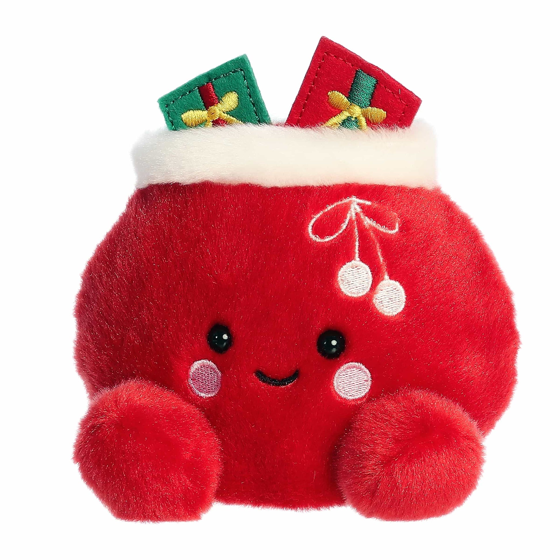 Palm Pals Velvet Santa Bag