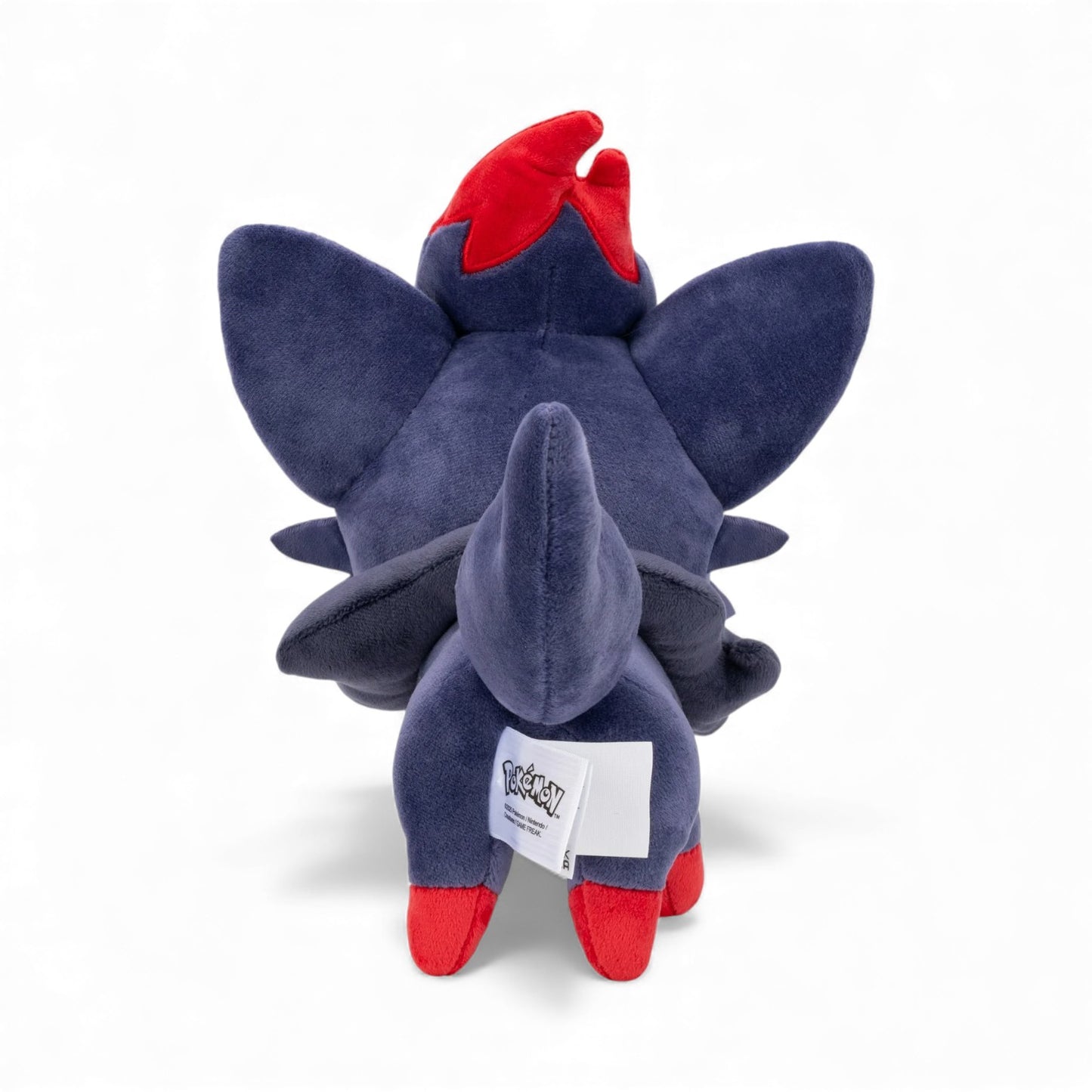 Side view of the Pokémon 8-Inch Zorua Plush.
