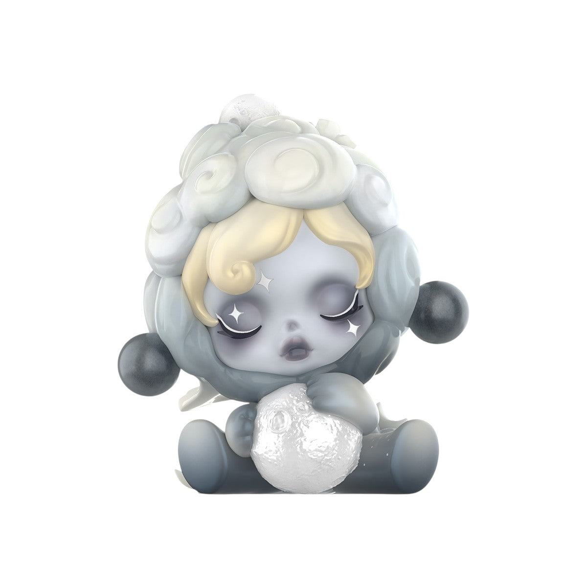 Popmart Skullpanda Ink Plum Blossom blind box collectible figure - The Moon