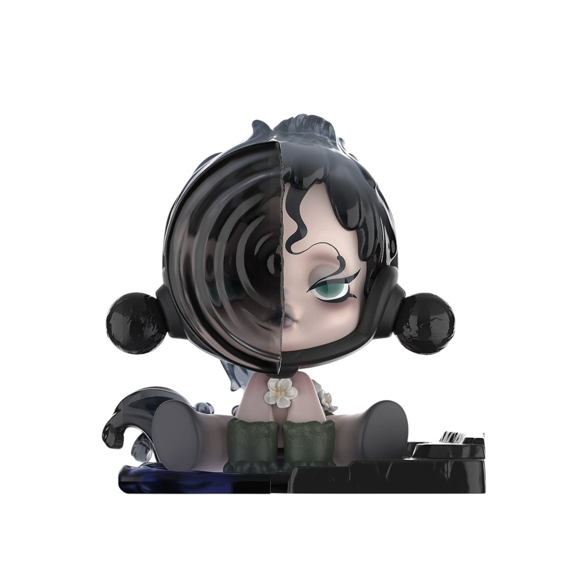 Popmart Skullpanda Ink Plum Blossom blind box collectible figure - The Courtyard