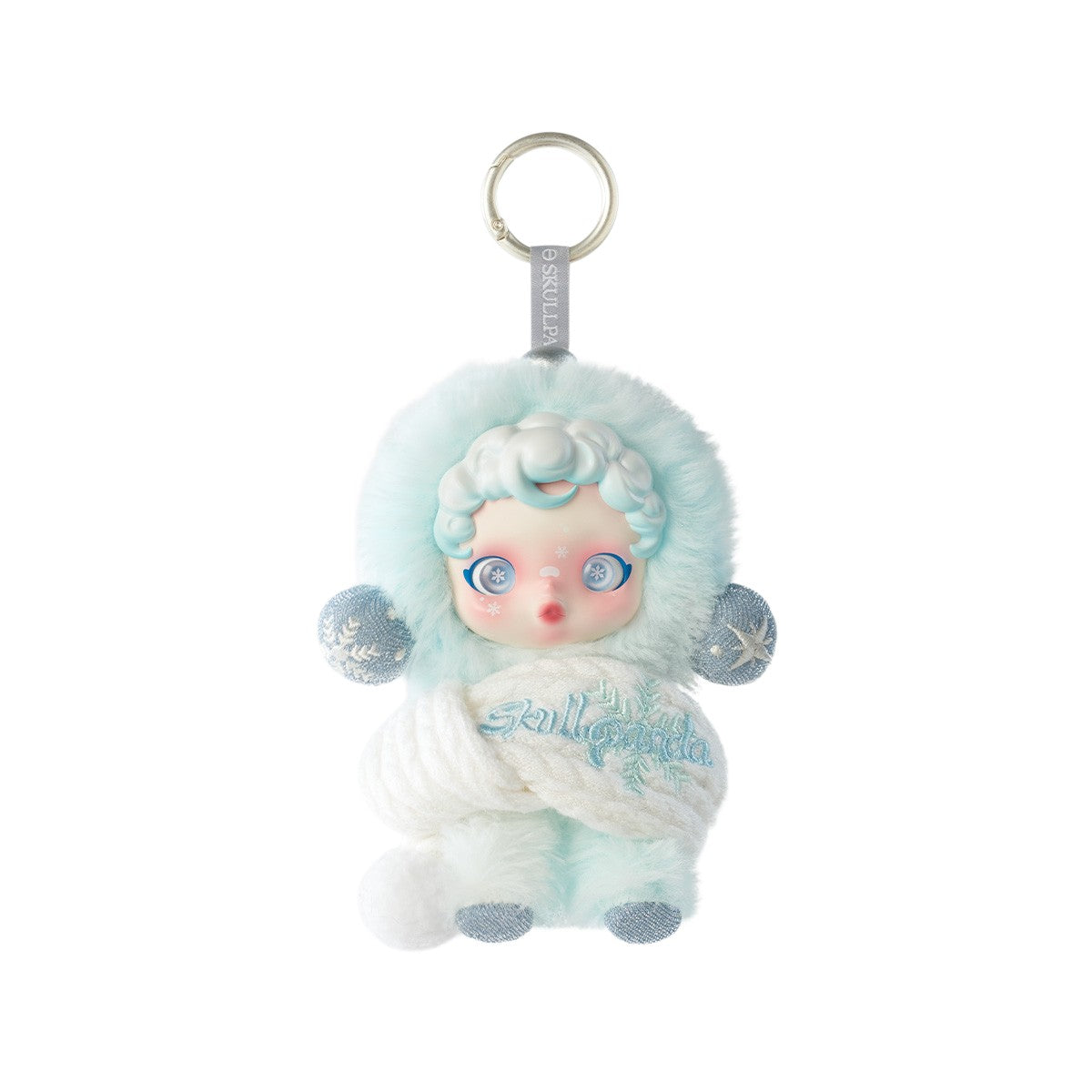 Popmart Skullpanda Winter Symphony blind box collectible plush figure- Song of Snow