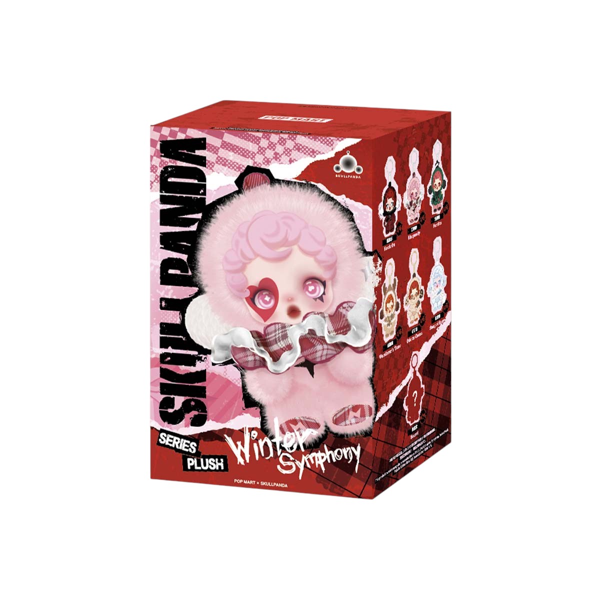 Popmart Skullpanda Winter Symphony blind box collectible plush figure Single Box