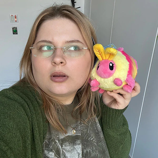 Squishable Snackers Rosy Maple Moth Lifestyle