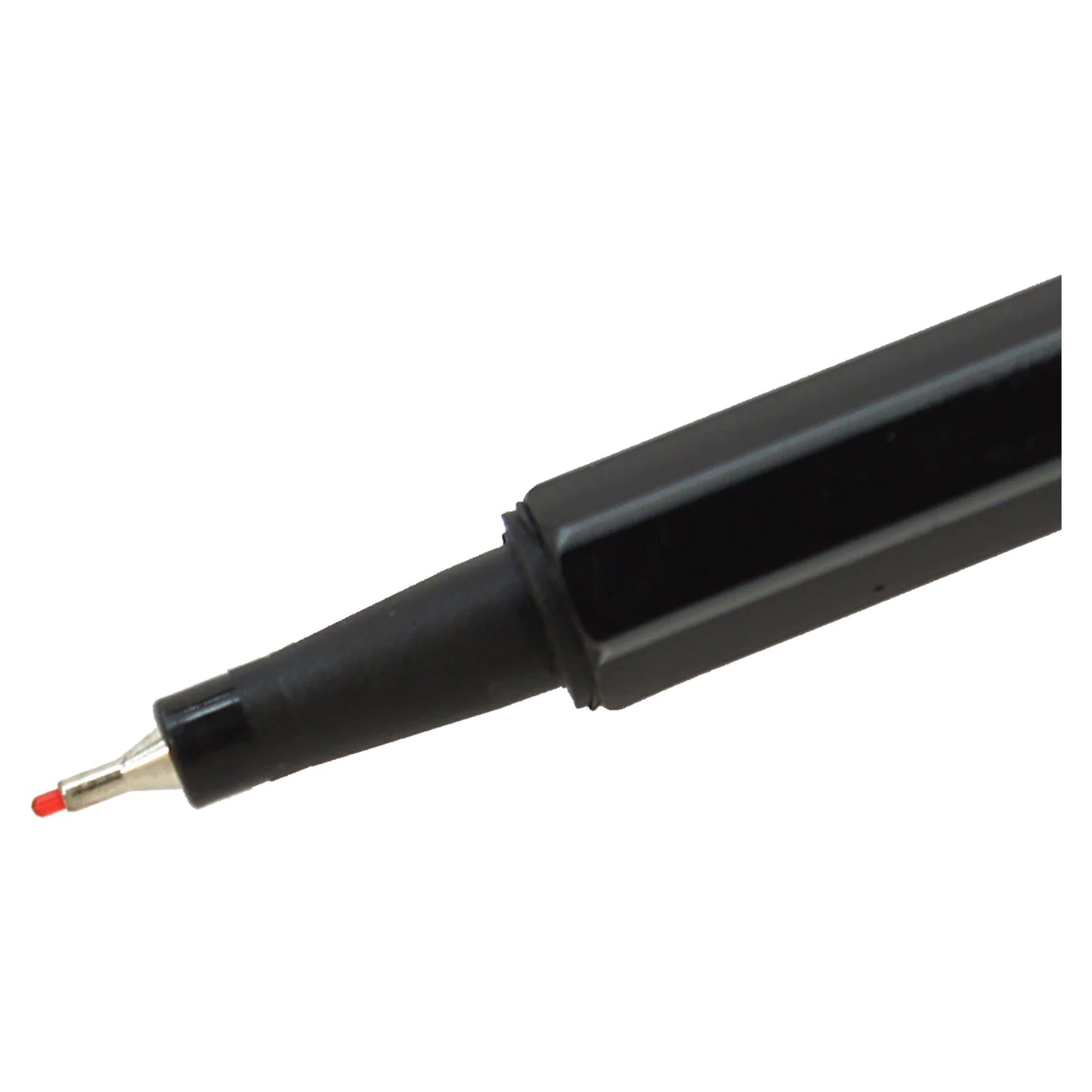 Studio Series 30-Piece Fine-Line Marker Set, a clear storage case containing 30 vibrant fine-line markers with hexagonal barrels