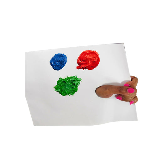 Studio Series 40-Sheet Paper Palette Pad, featuring a convenient thumb grip hole and smooth, water-resistant disposable sheets for mixing paint-2