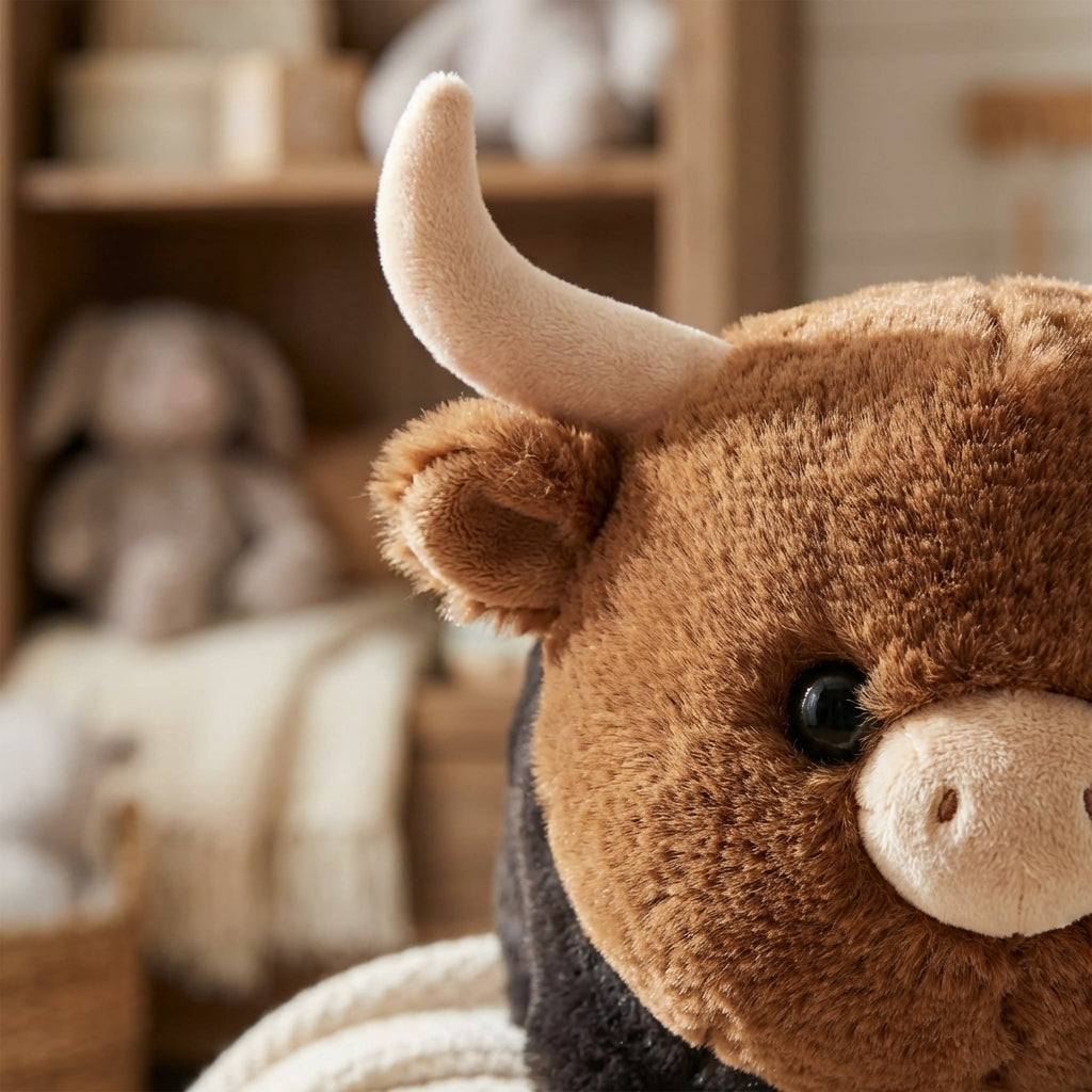 Aurora World Spudster Potato Shaped Plush - A Purple Hippo and Blue and White Cow