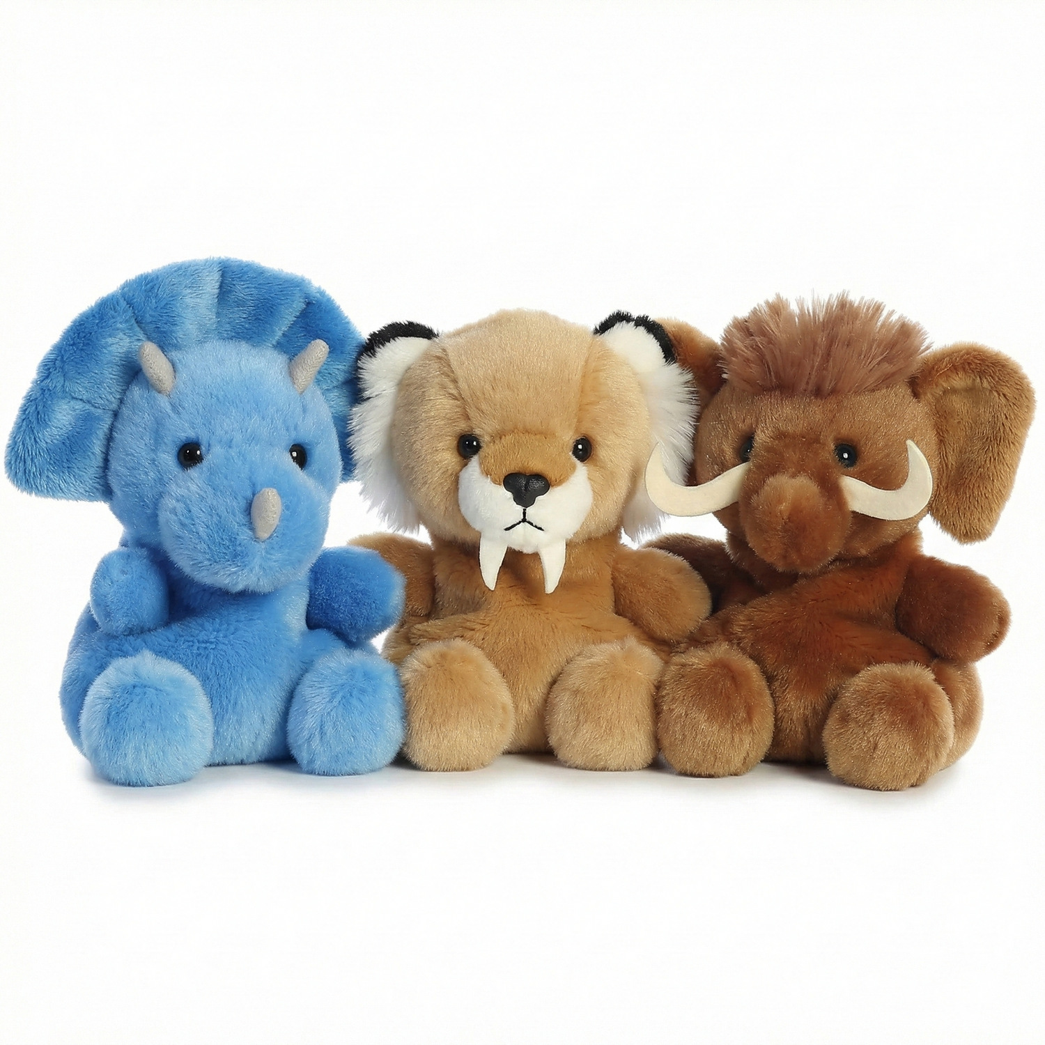 Palm Pals Pre-Historic Plush - Dinosaur, Saber-Tooth Tiger, Woolly Mammoth