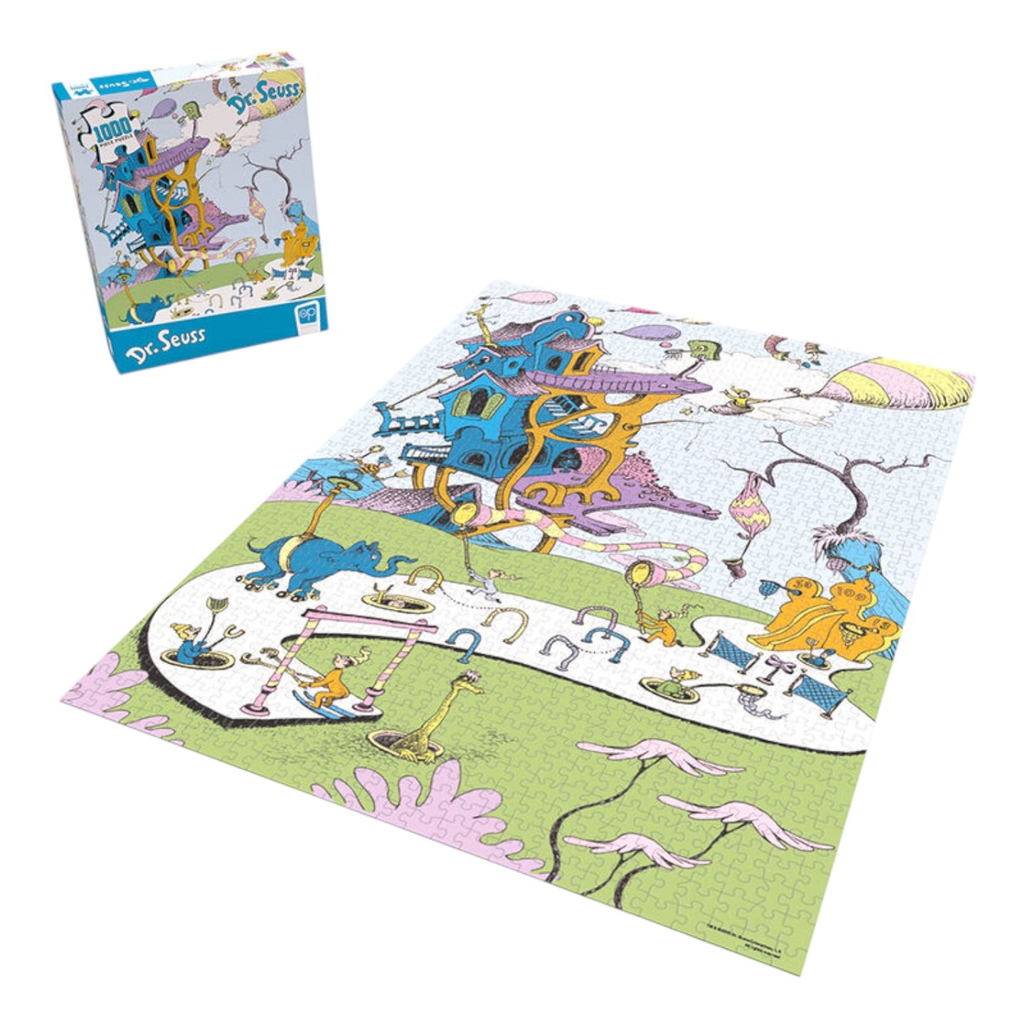 Dr. Seuss "Oh, the Places You'll Go!" 1,000 Piece Puzzle image 1