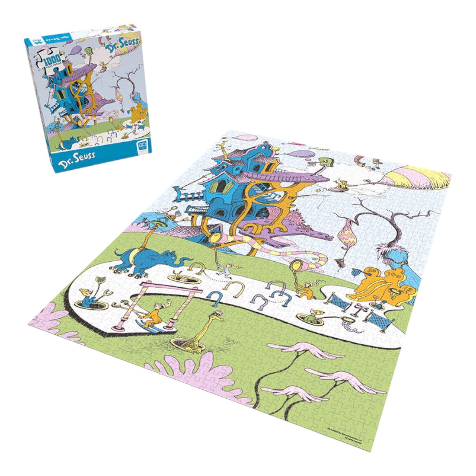 Dr. Seuss "Oh, the Places You'll Go!" 1,000 Piece Puzzle image 1