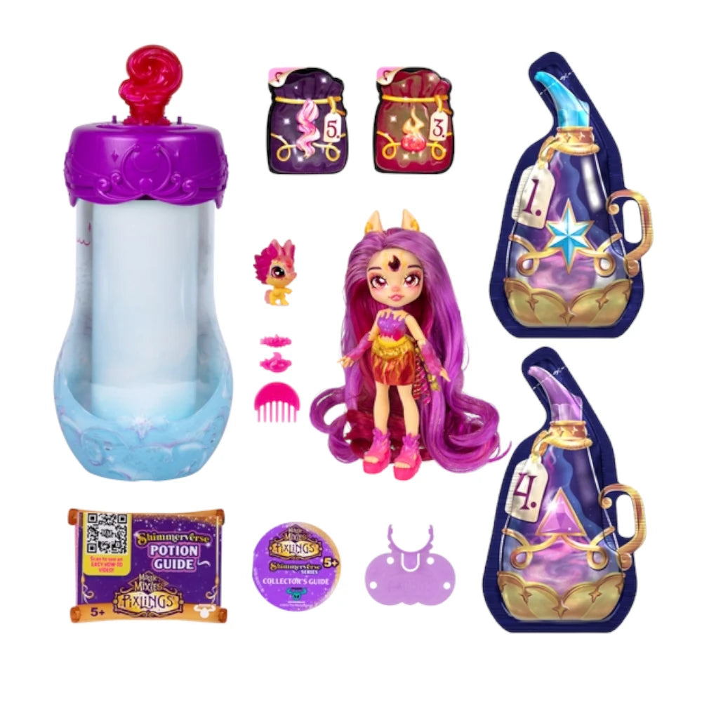 Magic Mixies Pixlings Shimmerverse Galaxy Hair Doll S2 - Pippa image 2