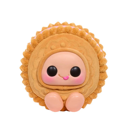 Hyojo Cookie Sandwich Series blind box collectible plush featuring cute expressive faces inside chocolate, pink, and vanilla cookie designs.