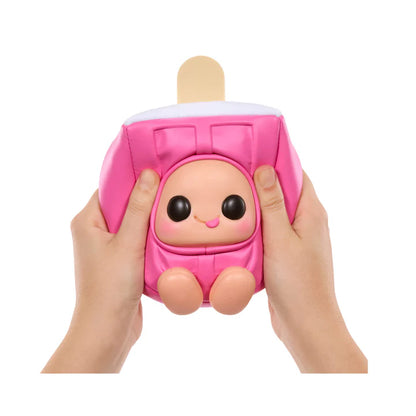 Hyojo Creamsicle Series blind box collectible plush featuring cute expressive faces inside orange, pink, and blue popsicle designs.