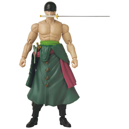 Anime Heroes One Piece Roronoa Zoro Three Sword Style Action Figure