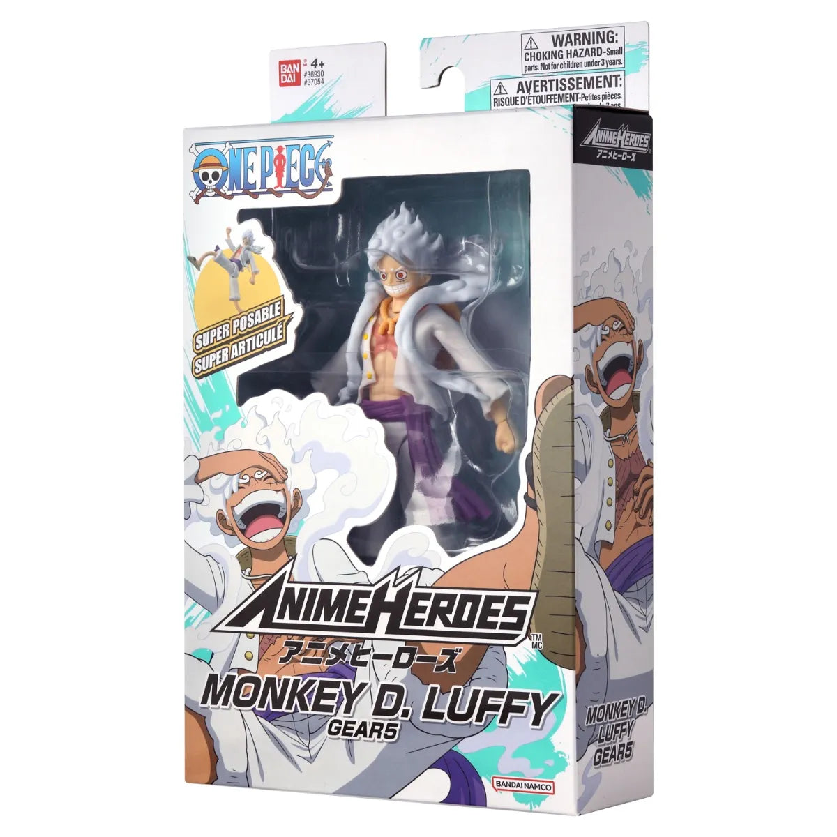 Anime Heroes One Piece Monkey D. Luffy Gear 5 Action Figure