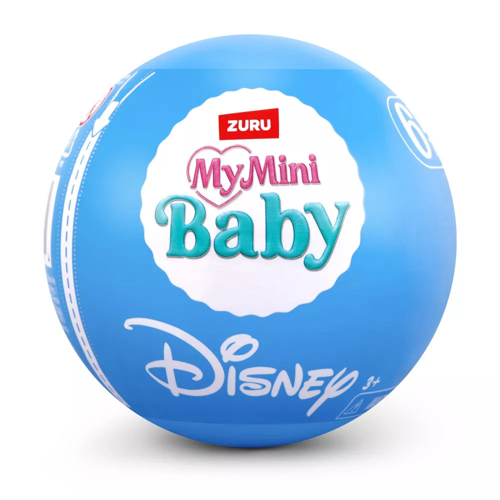 Blue ball with Disney branding and Zuru logo on a white background